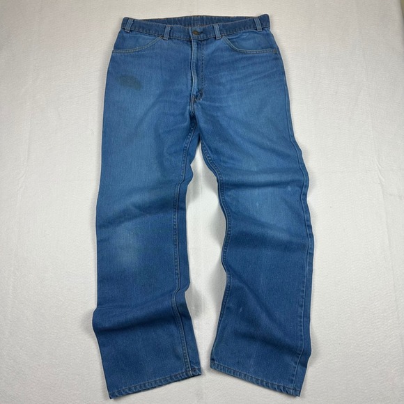 Levi's Other - Vintage Levis Skosh More Comfort Orange Tab Jeans Size 33x31